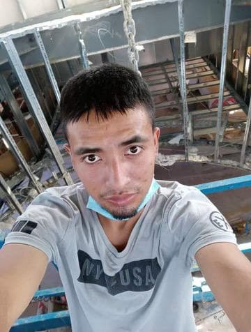 Pedro Benítez de 23 años murió el jueves 15 de abril luego de ser diagnosticado con muerte cerebral tras sufrir una caída laboral.