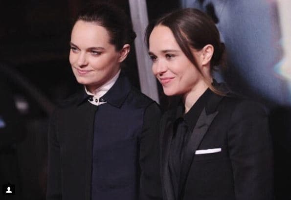 La primera aparición oficial de Emma Portner y Ellen Page como pareja fue en el estreno de la película 'Flatliners', en Los Ángeles, en septiembre de 2017.