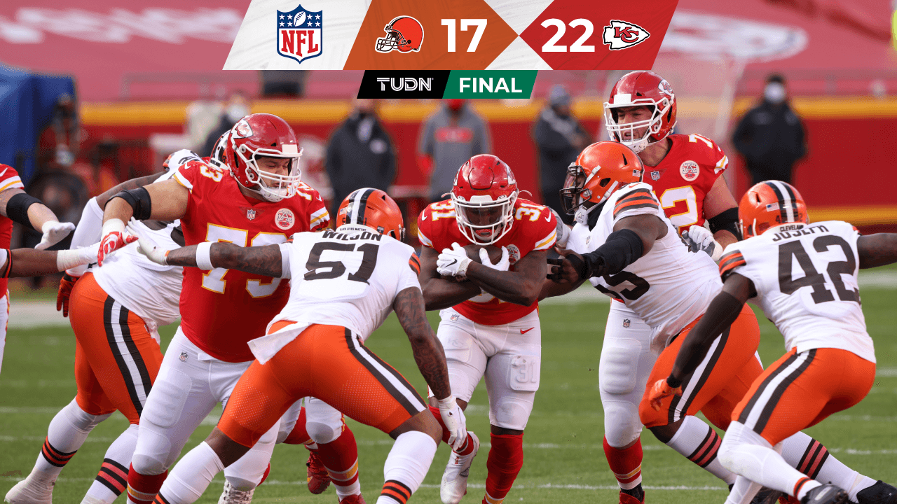 Sin Mahomes, Chiefs echó a Browns y espera a Bills en Final
