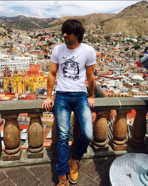 Osvaldo de León visitó la Ciudad de Guanajuato.