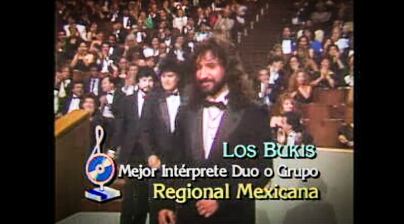 Los Bukis también recibieron varios premios como Mejor Grupo del Año en la categoría de Música Regional Mexicana.