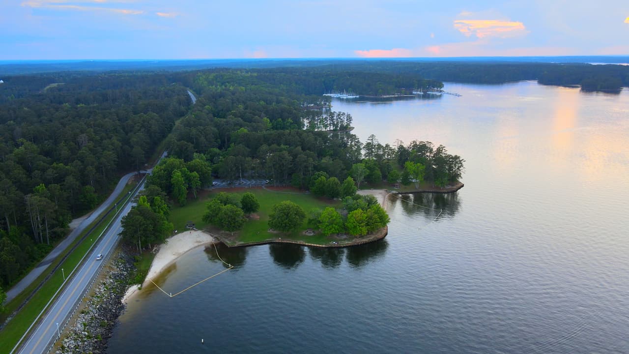 El lago Clarks Hill está al este de Atlanta, en la zona que divide al estado con Carolina del Sur.