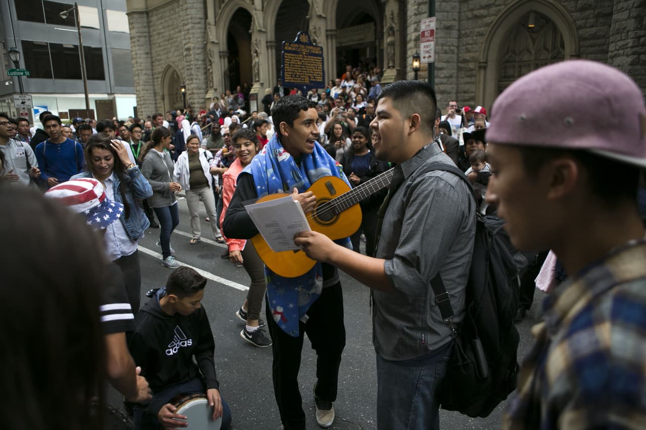 Joy dijo estar feliz por celebrar a la familia como "centro" de la cultura occidental.