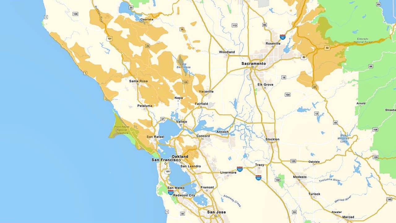 Mapa de apagones en California: descubre si tu ciudad está entre las que serán afectadas por los cortes de luz