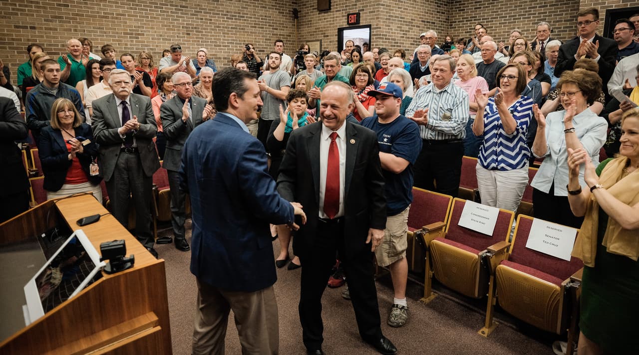 Steve King, el duro antiindocumentados de Iowa que apoya a Ted Cruz
