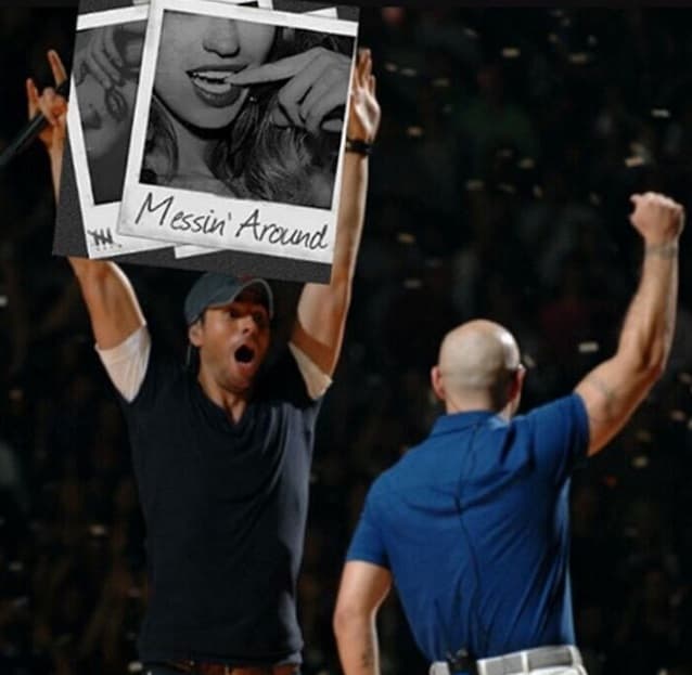 Pitbull y Enrique Iglesias armaron la fiesta al ritmo de 'Messin' Around' y el escenario que los recibió vibró con su ritmo.