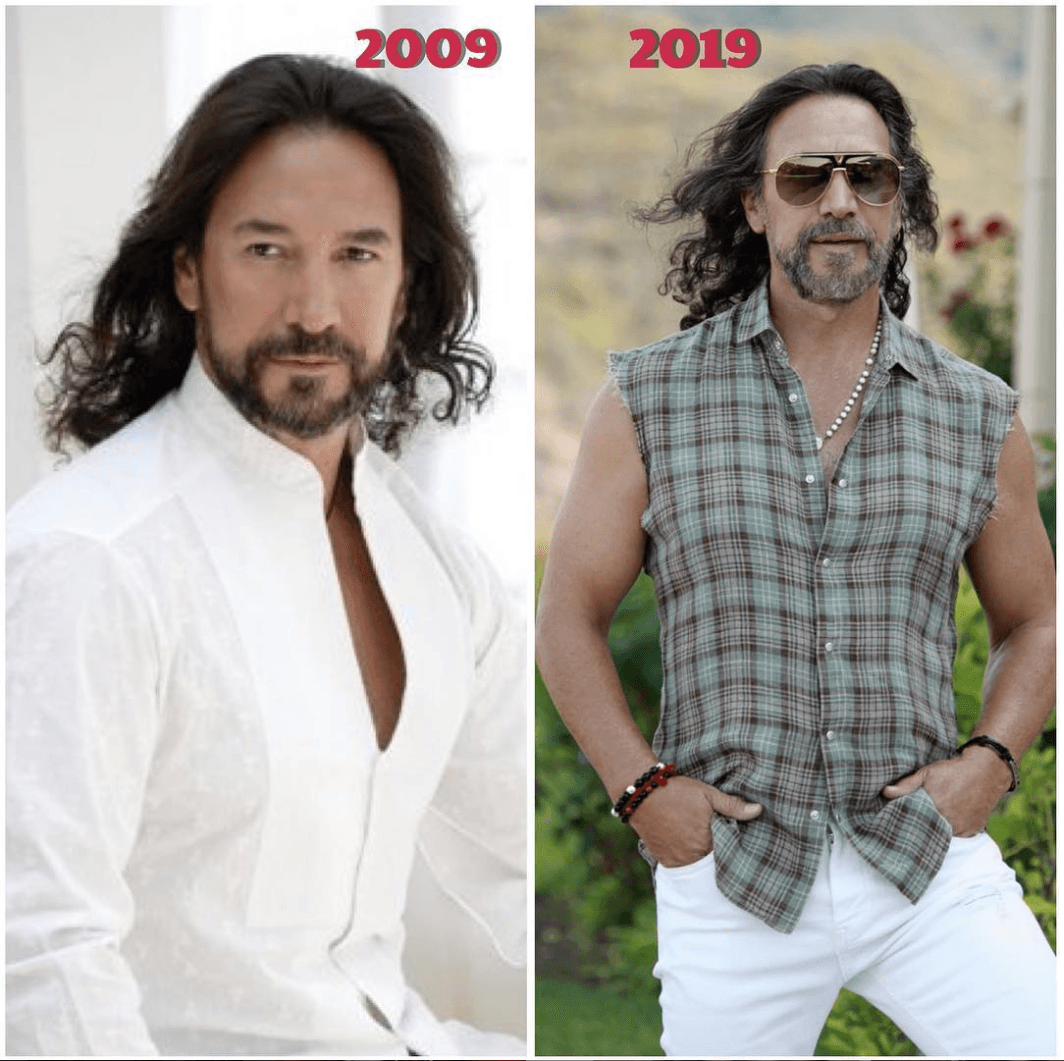 ¿Qué nos dicen de 
<b>'El Buki'</b>, 
<b>Marco Antonio Solís</b>? Si no fuera por las canas, pudiéramos decir que se ve idéntico.