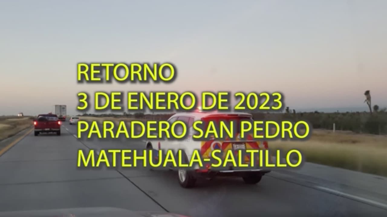 El regreso a EEUU está programado para el 3 de enero y saldrán desde el paradero de San Pedro en la ruta Matehuala – Saltillo.