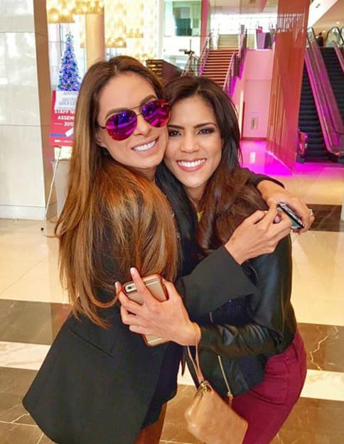 Gali y Francisca compartieron los mejores momentos en el Teletón USA. (4 de diciembre, 2015).