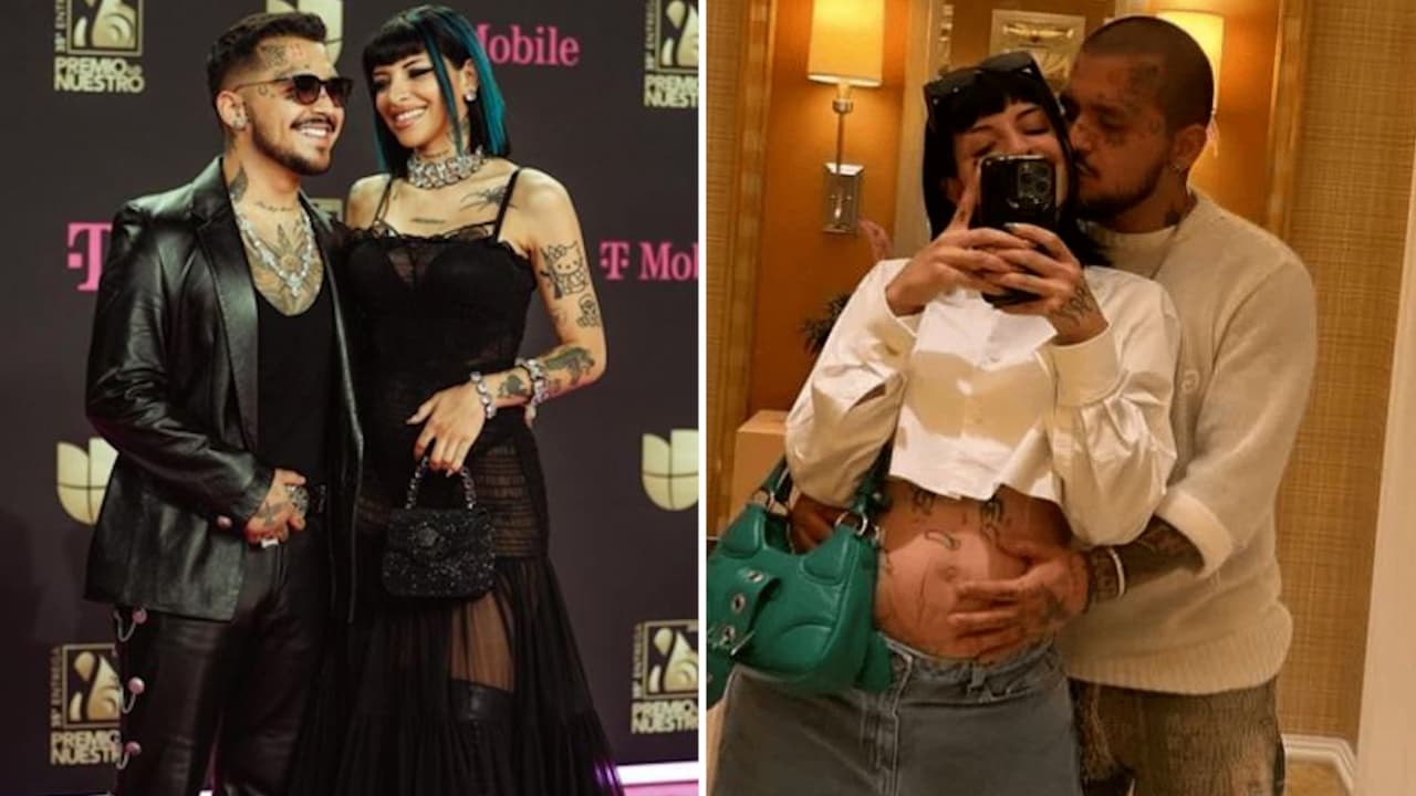 Cazzu muestra su 'baby bump' mientras pedalea en una bici acuática y pasea con Nodal