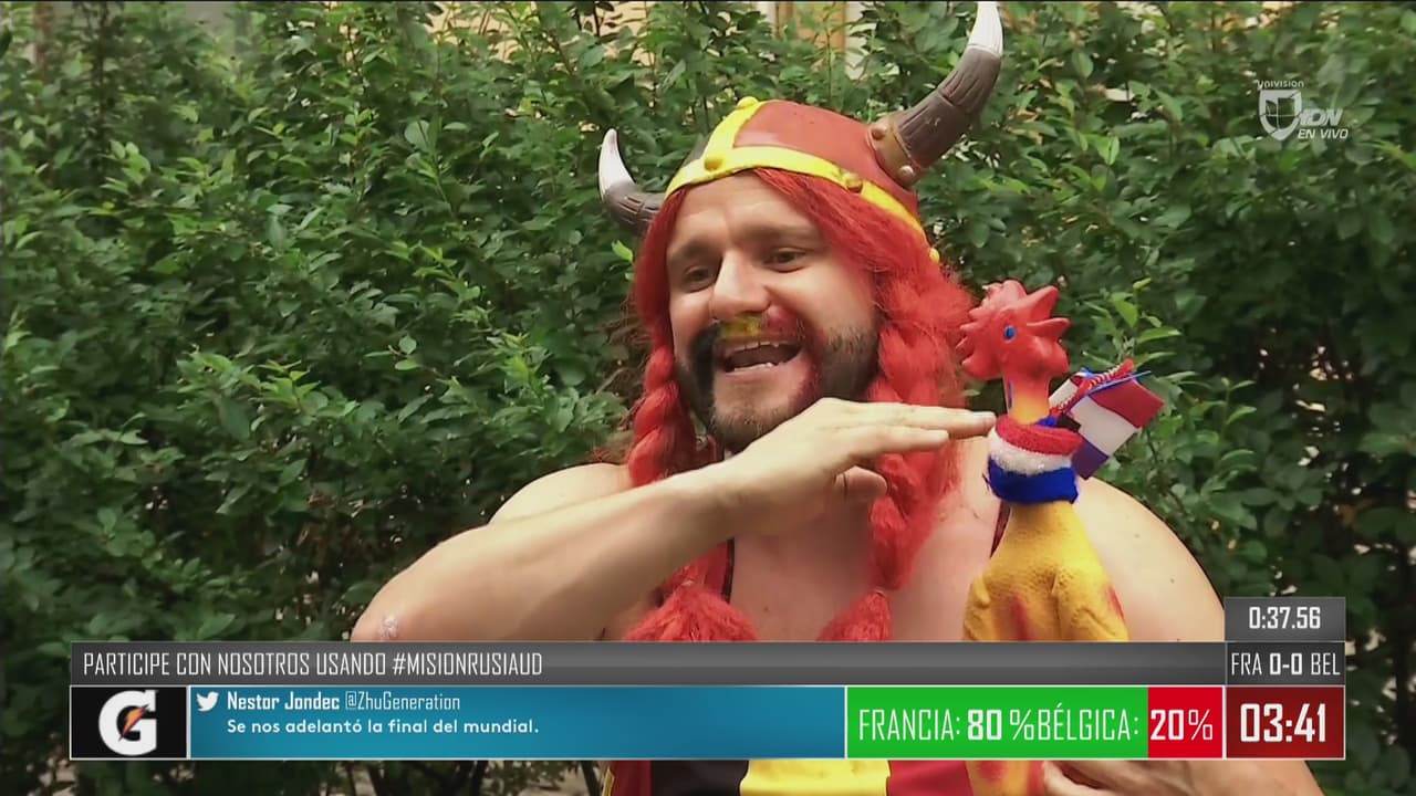 Obélix se tomó Rusia y aseguró que hoy Bélgica comerá ‘Gallo’