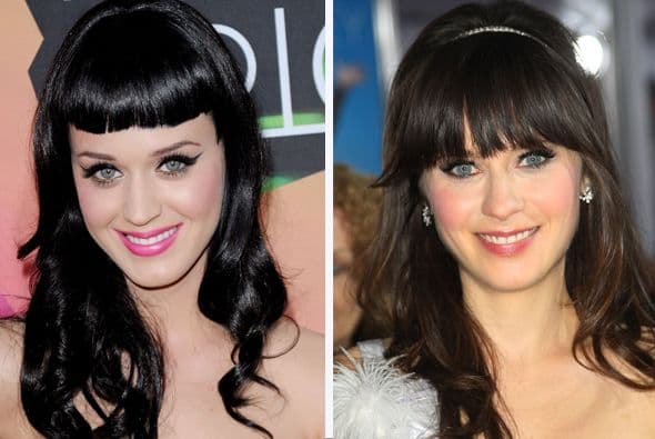 Katy Perry y Zooey Deschanel son idénticas.