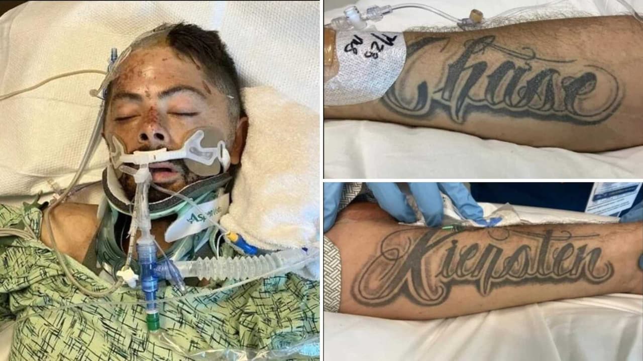 ¿Lo conoces?: está sin identificar un hombre hallado inconsciente en Richmond, tiene estos tatuajes