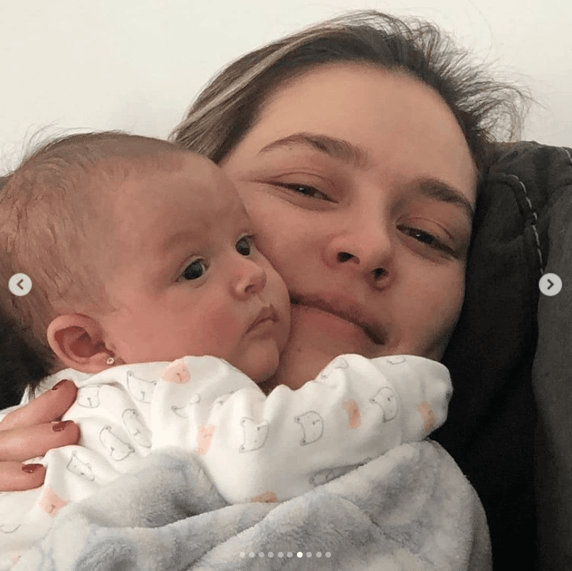 Pedro Antonio fue el primero en compartir las imágenes de la bebé en su cuenta privada de Instagram el pasado 31 de marzo.