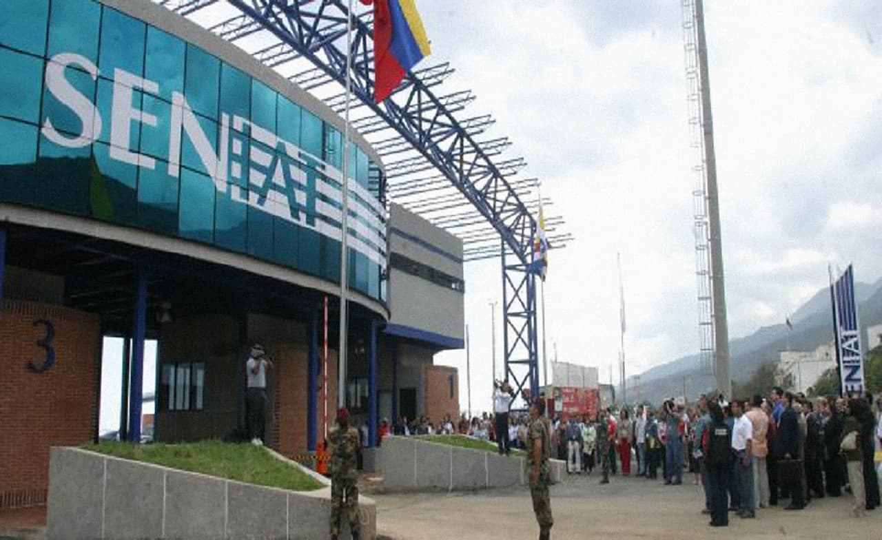 Una de las oficinas del organismo recaudador de impuestos de Venzuela, SENIAT.