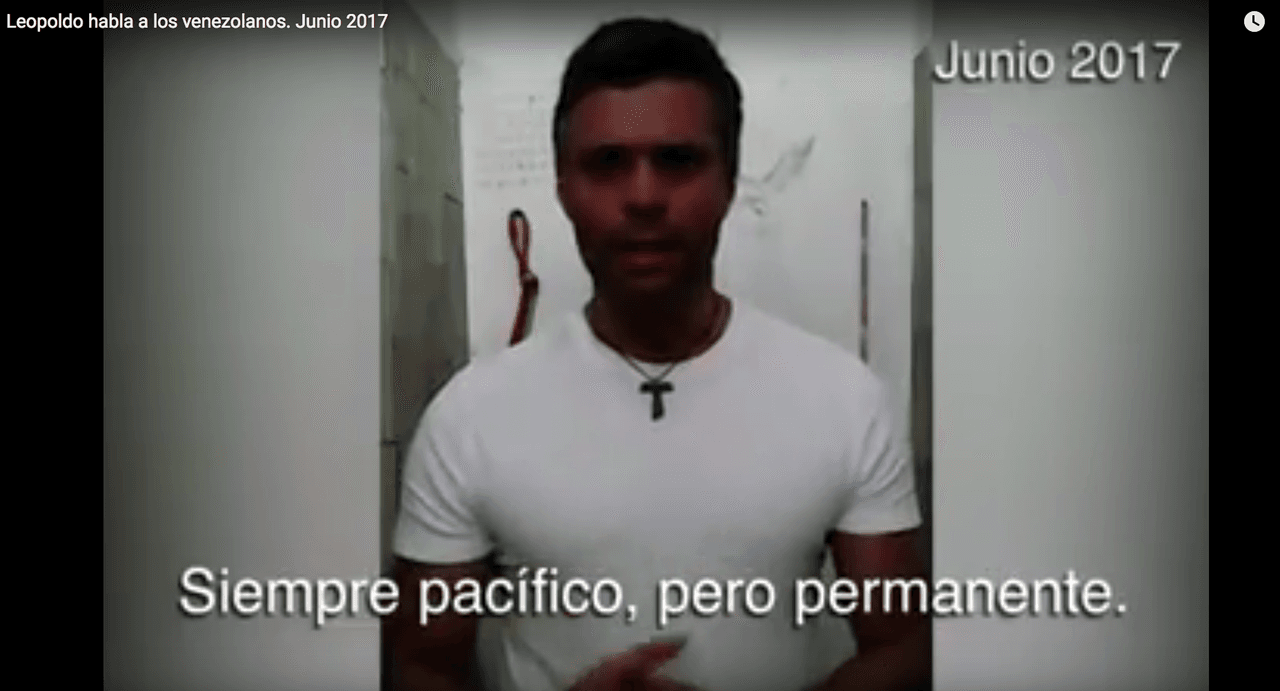 Leopoldo López recibe en la cárcel la visita del expresidente de gobierno español Rodríguez Zapatero