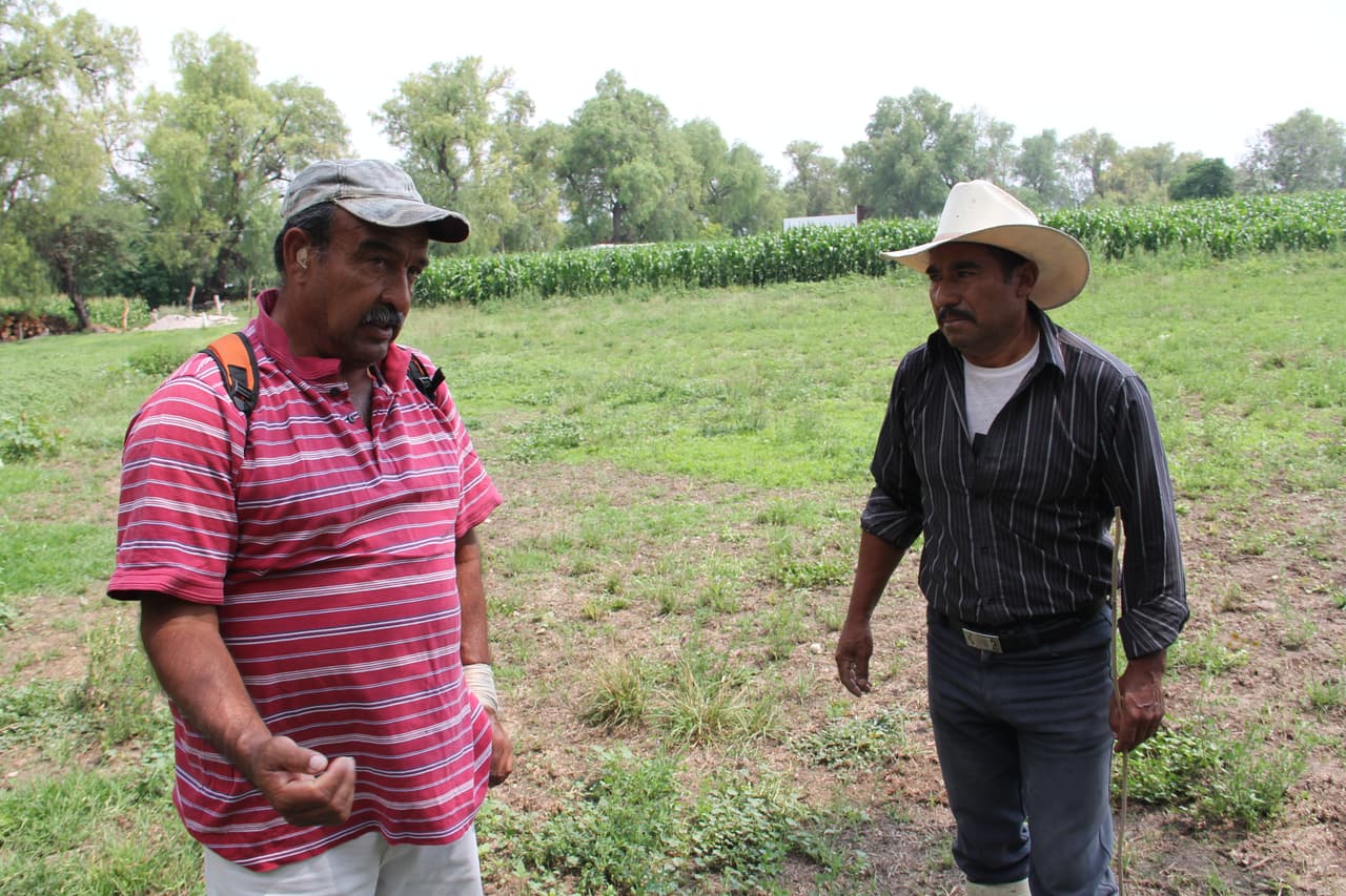 Fidel (izq.) y Antonio Maya (der.)