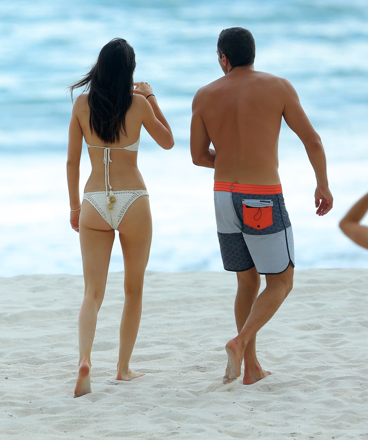 Disfrutando con sus amigos.