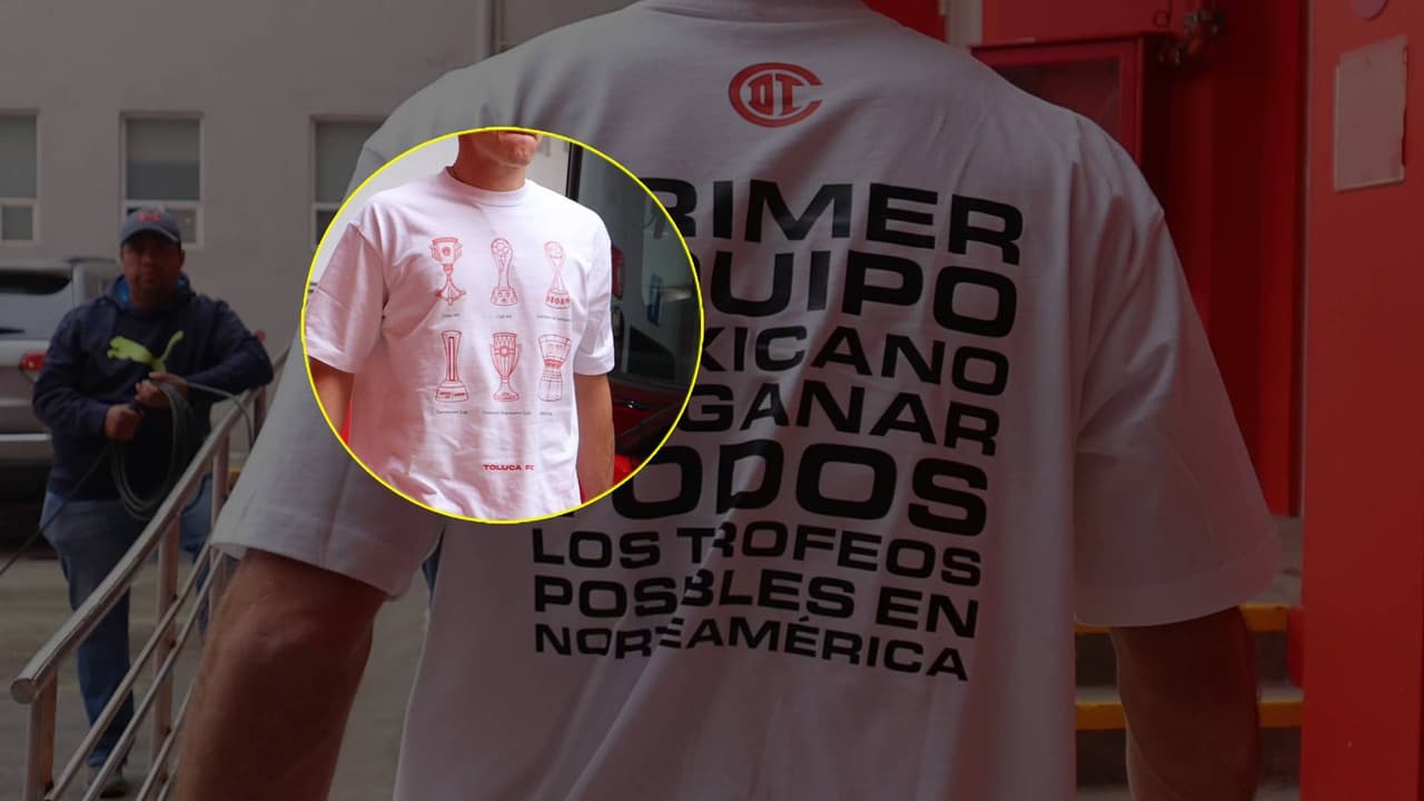 Toluca vs. Atlas: La playera de los Diablos que presume todos los títulos de Antonio Mohamed