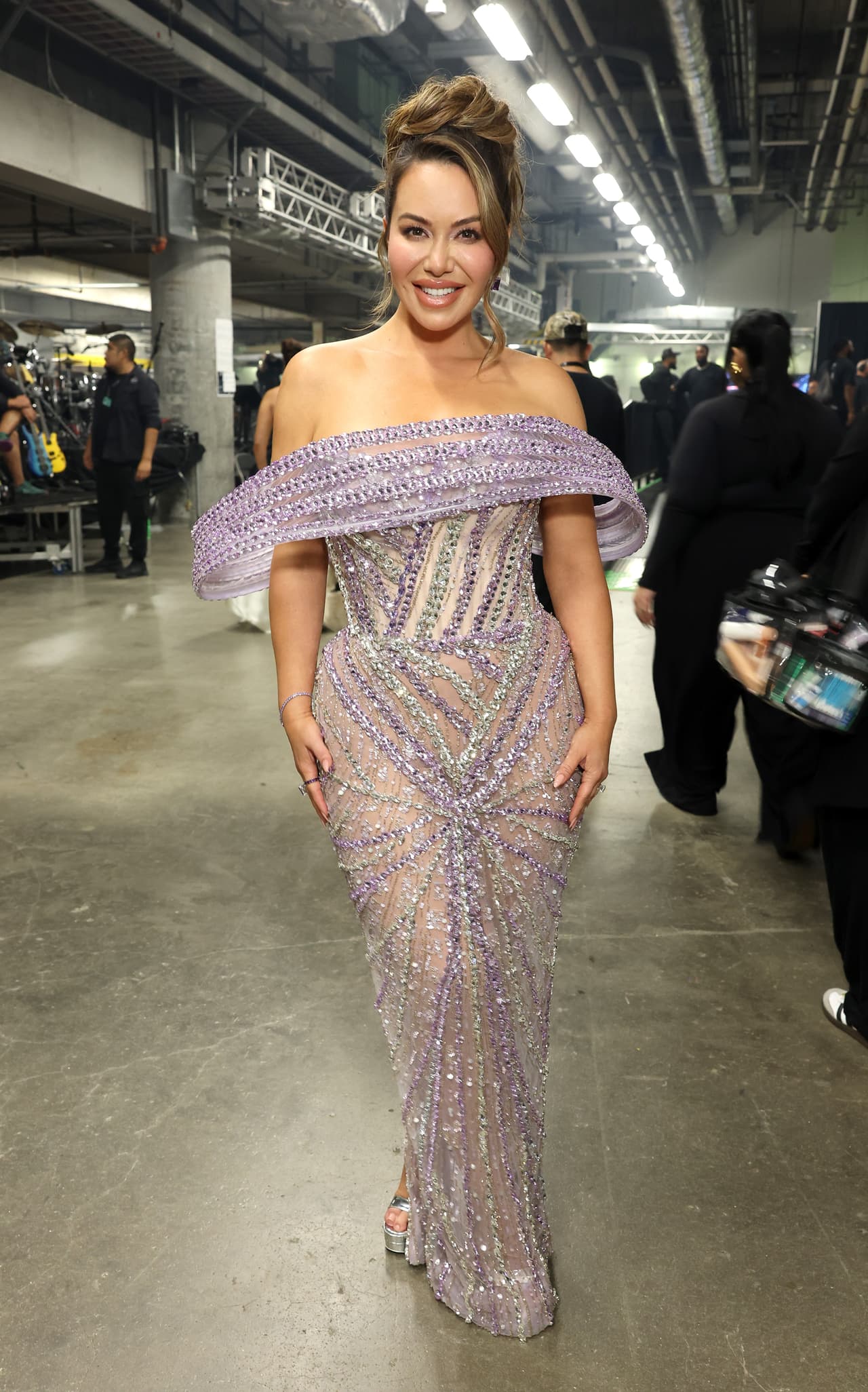 Chiquis no faltó a la noche más importante de la música hispana.