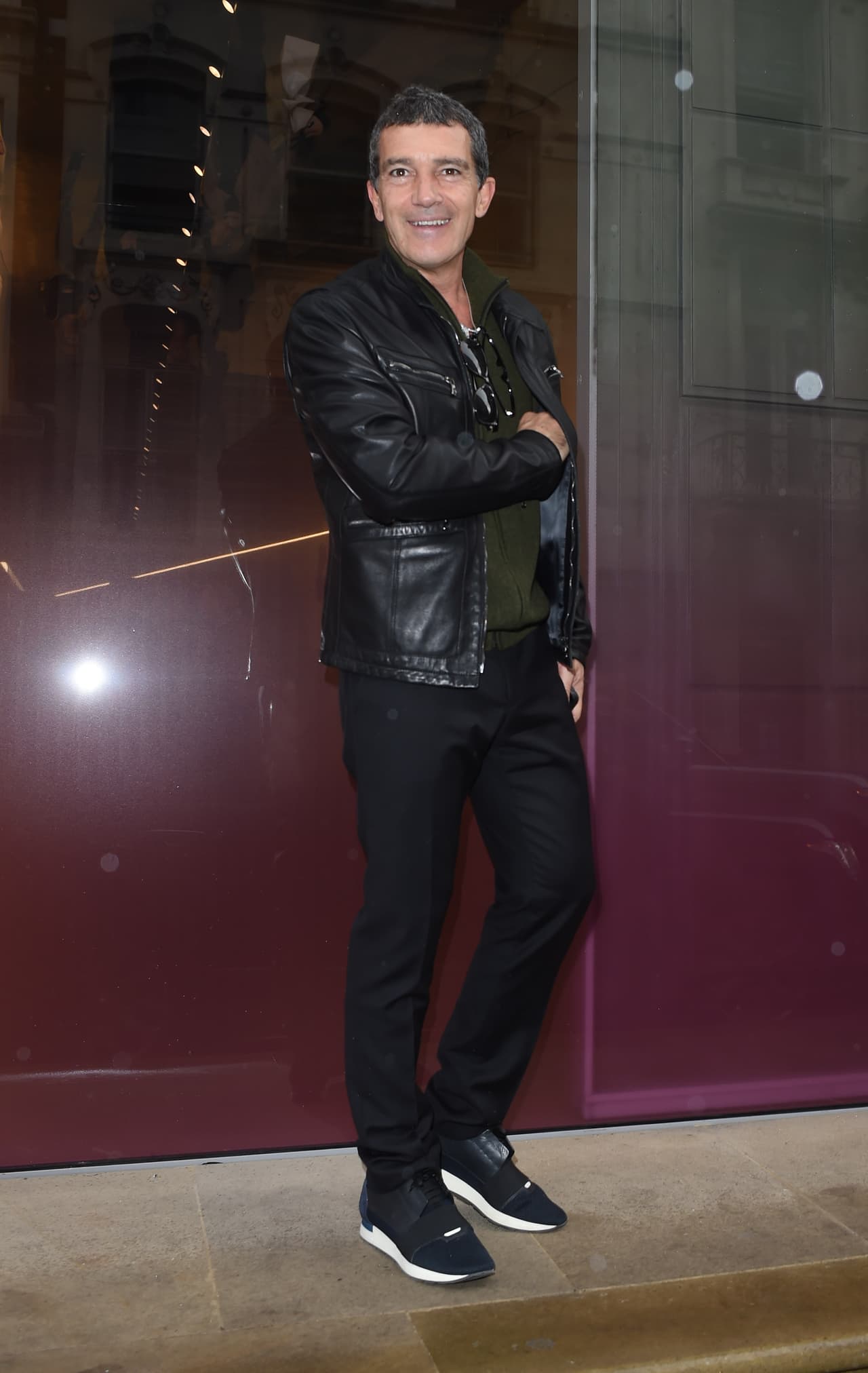 El español y su amorcito conocieron la nueva línea de ropa de Victoria Beckham en Londres.