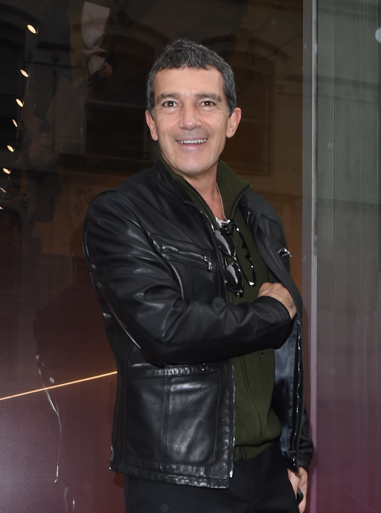 El español y su amorcito conocieron la nueva línea de ropa de Victoria Beckham en Londres.