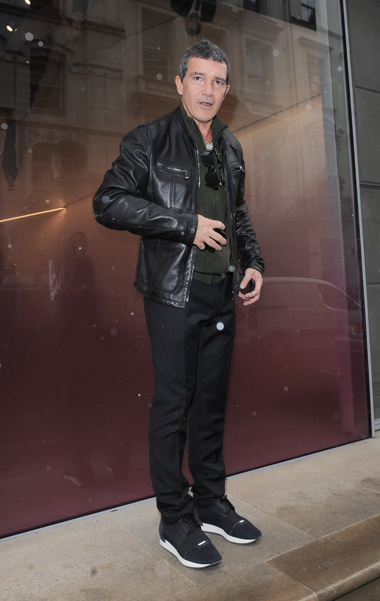 El español y su amorcito conocieron la nueva línea de ropa de Victoria Beckham en Londres.