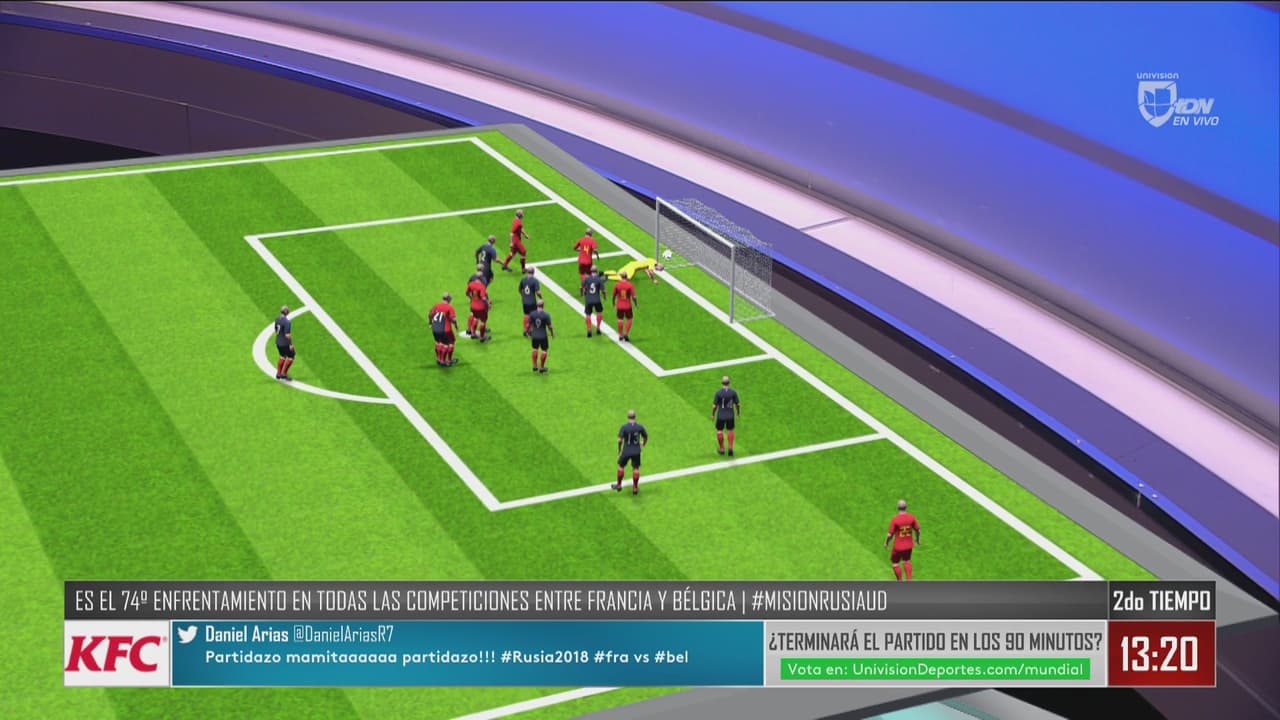 Lloris dejó en los primeros 45 minutos una de las mejores atajadas del Mundial