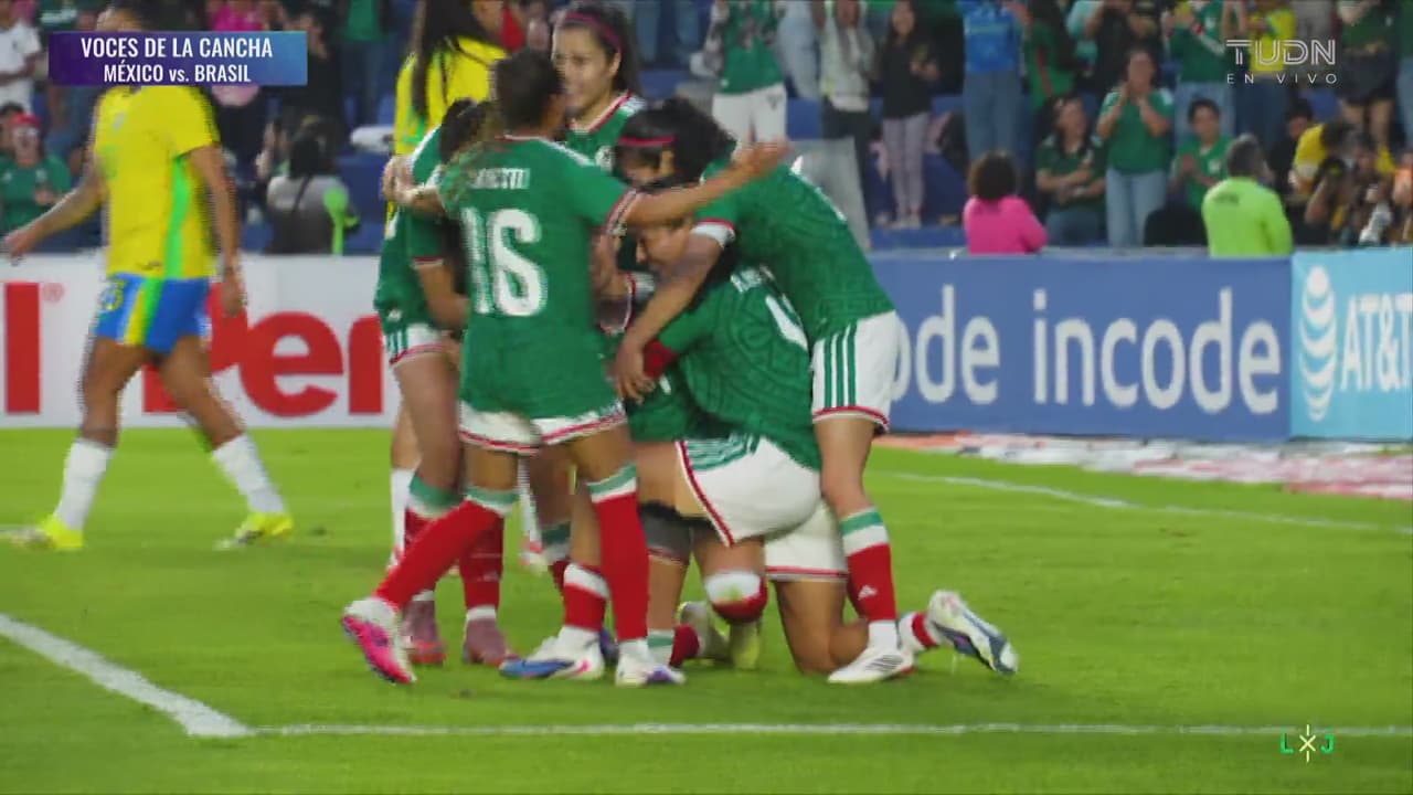 Voces de la Cancha en el México vs. Brasil Femenil