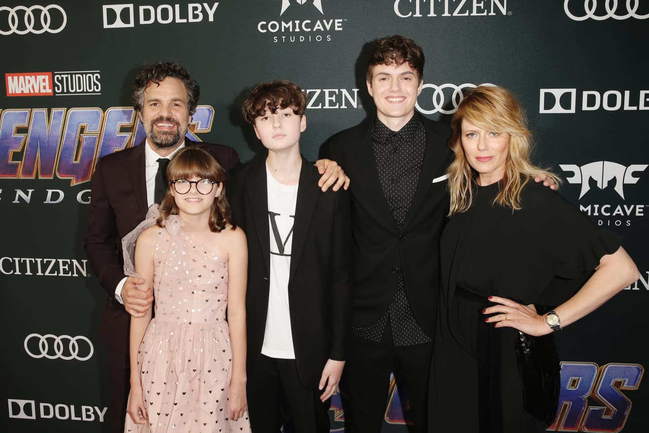 Mark Ruffalo y su familia