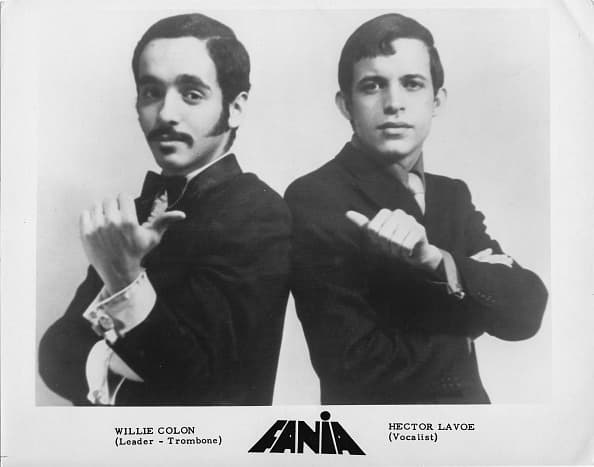 Willie Colón y Héctor Lavoe, en una fotografía, 1969.