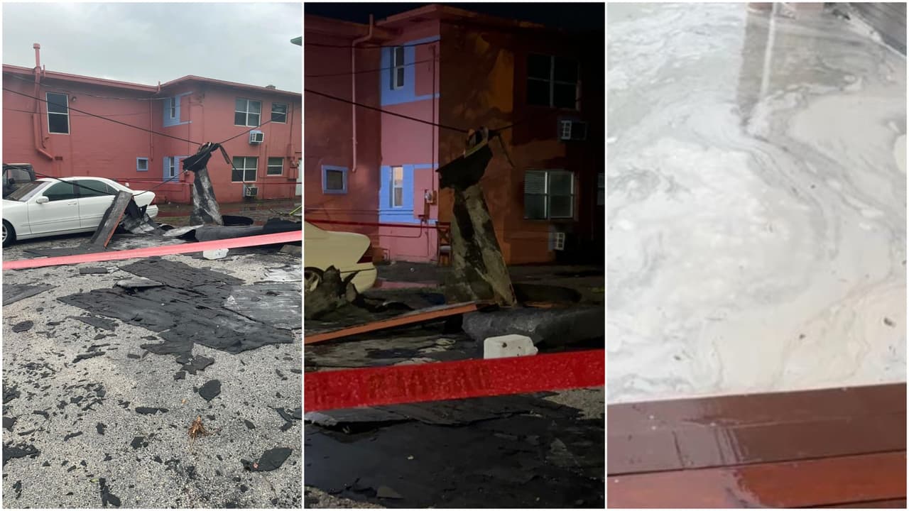 En imágenes: Tormentas y un tornado dejan afectaciones en la Bahía de Tampa
