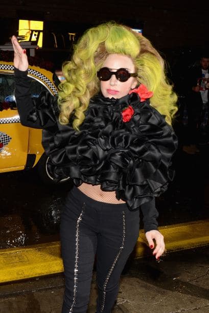 Este 2014 Lady Gaga no nos hizo extrañar sus excentricidades.