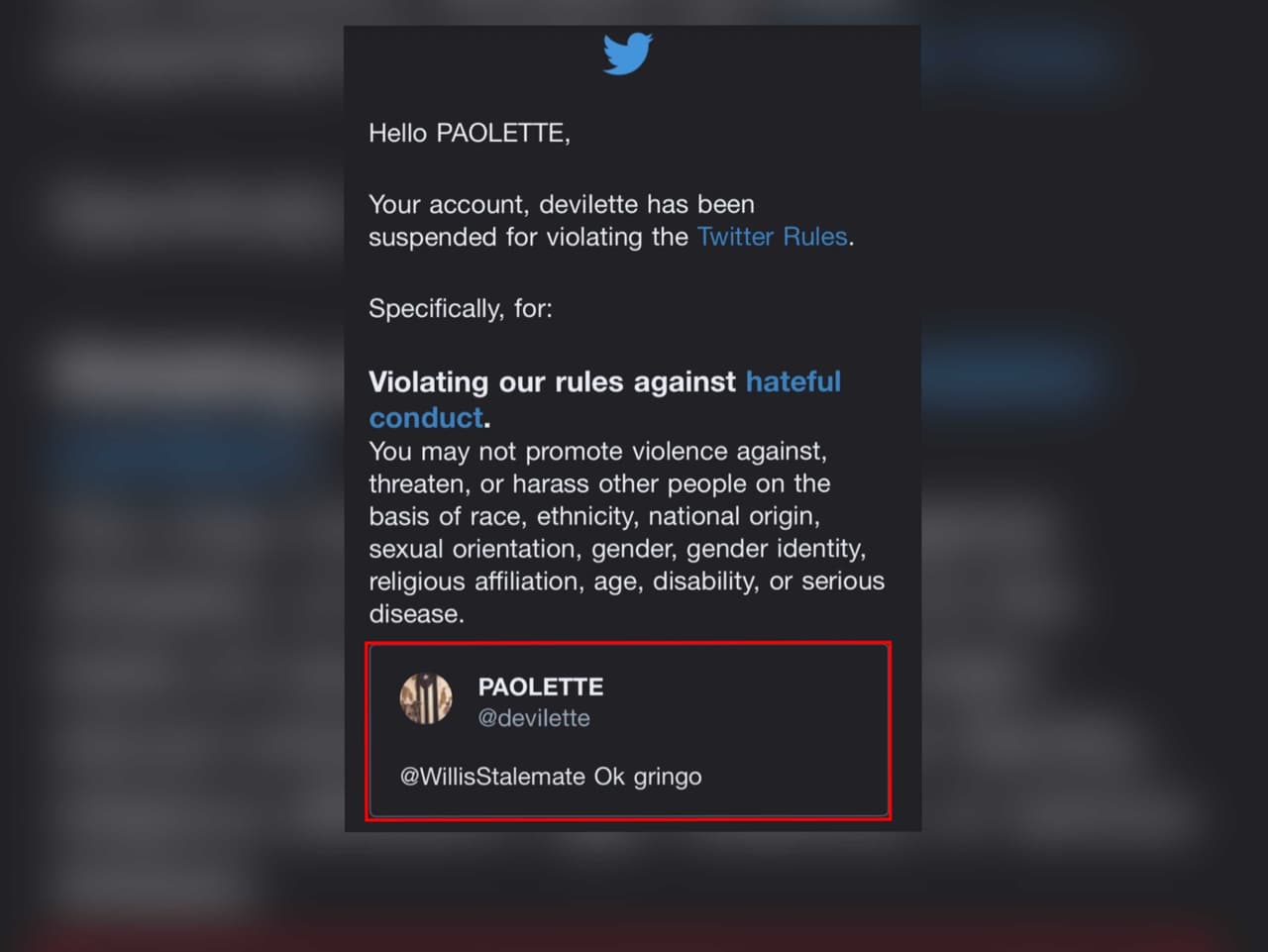 Twitter suspende cuenta de puertorriqueña por llamar "gringo" a un estadounidense 