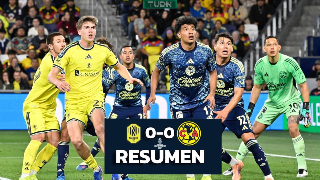 ¡América rescata el empate en Nashville y buscará cerrar el pase en casa!