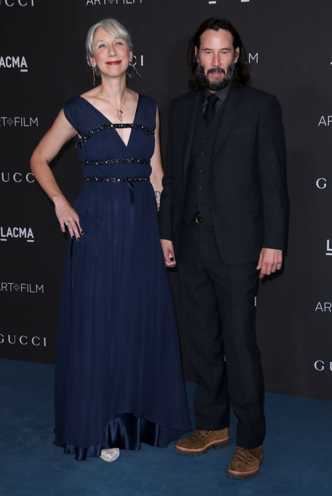 Keanu Reeves y Alexandra Grant