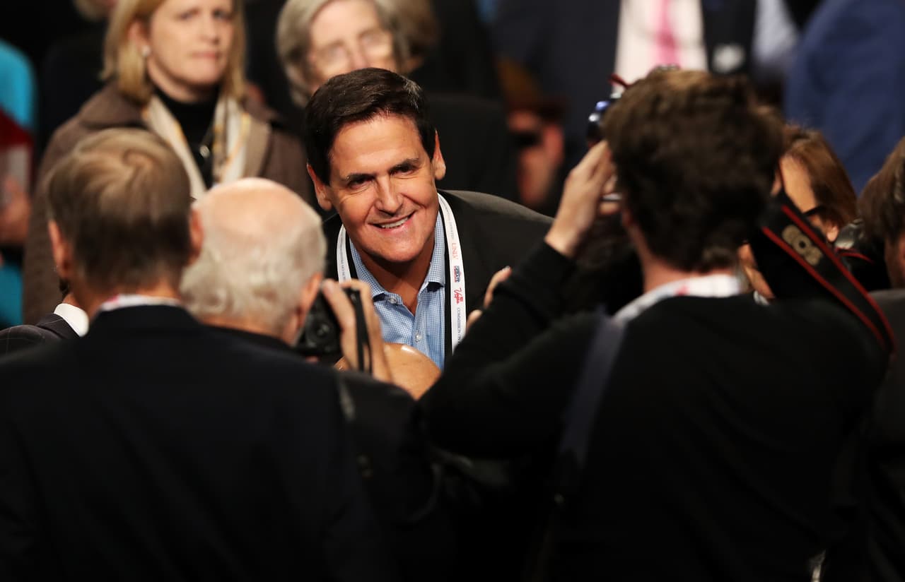 El empresario, propeiartrio de los Mavericks de Dallas, Marck Cuban.