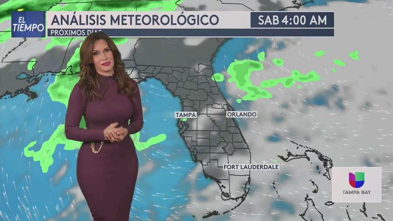 Potencial de tornado: así se desplaza la línea de tormentas por la Bahía de Tampa