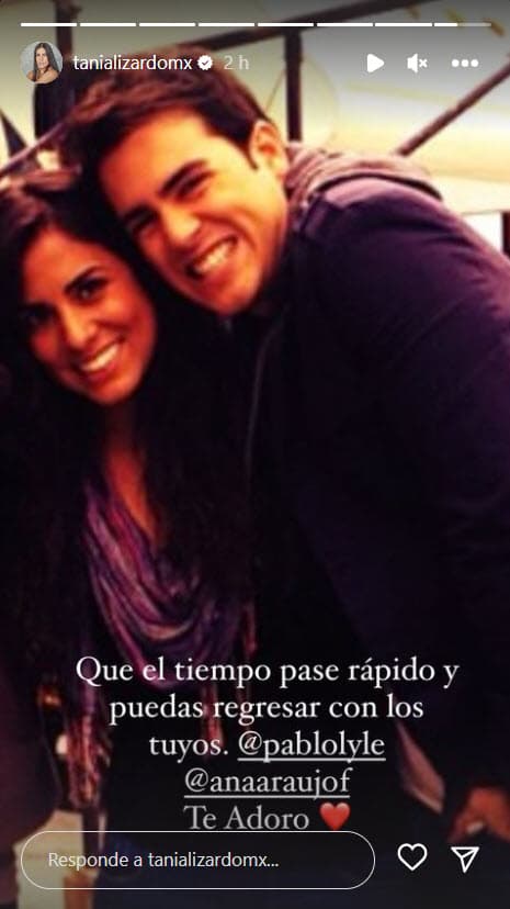 La actriz Tania Lizardo deseó que el "tiempo pase rápido" para que pueda regresar con sus seres queridos.
<br>