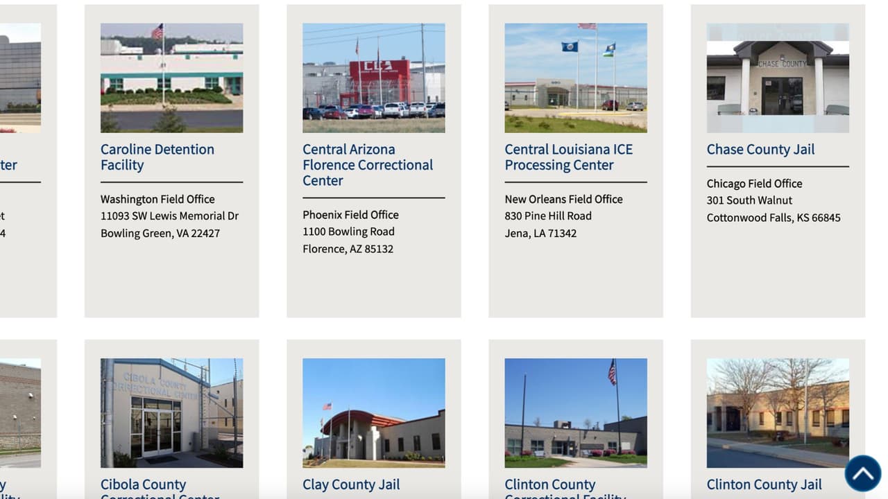 Si ya sabes dónde está la persona, pero no la encuentras en el sistema, puedes llamar directamente al centro de detención.
<a href="https://www.ice.gov/detention-facilities" target="_blank">Entra a este link para ver los lugares</a>. Haz clic en la correspondiente y vas a poder encontrar el teléfono.