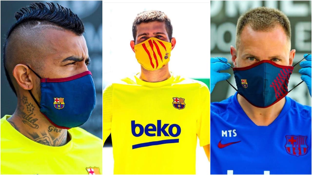 Los Blaugranas preparan su regreso a LaLiga, pero no olvidan las medidas sanitarias para su protección.