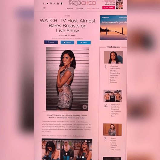 People tampoco se quedó atrás, Francisca comentó que al menos aquí le dejaron ropa.