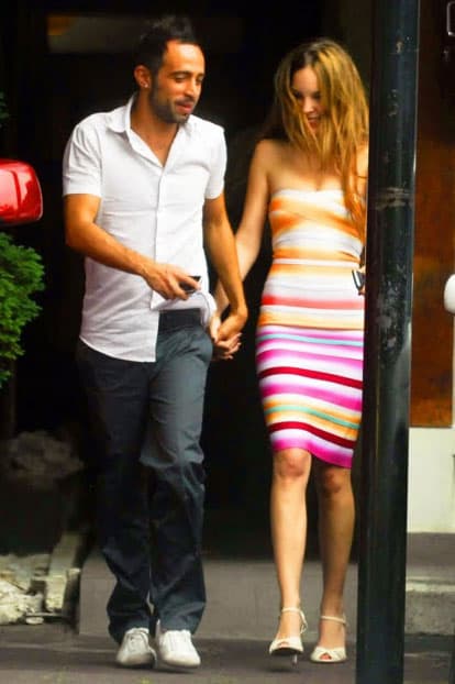 El compositor Mario Domm fue también su novio en 2010, pero no duraron mucho ya que se rumoró que él le fue infiel con Yuridia.