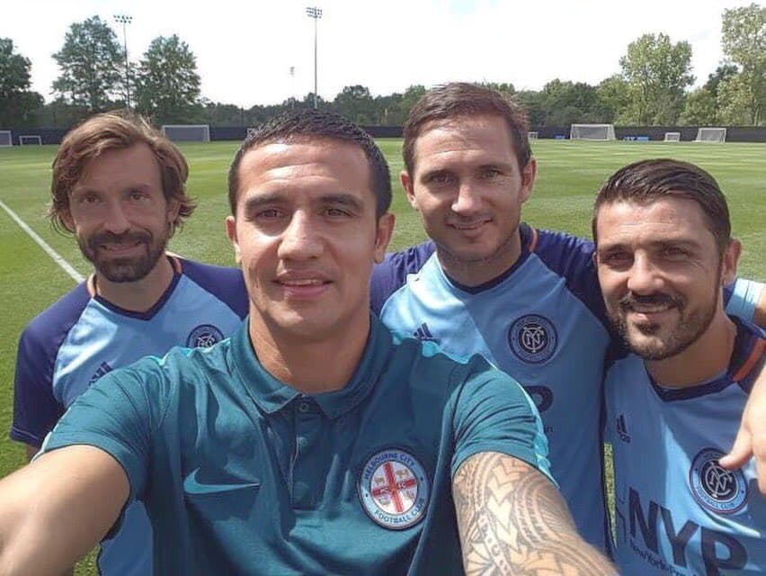 Un exRed Bulls anunció su regreso a Australia rodeado de las figuras de New York City FC