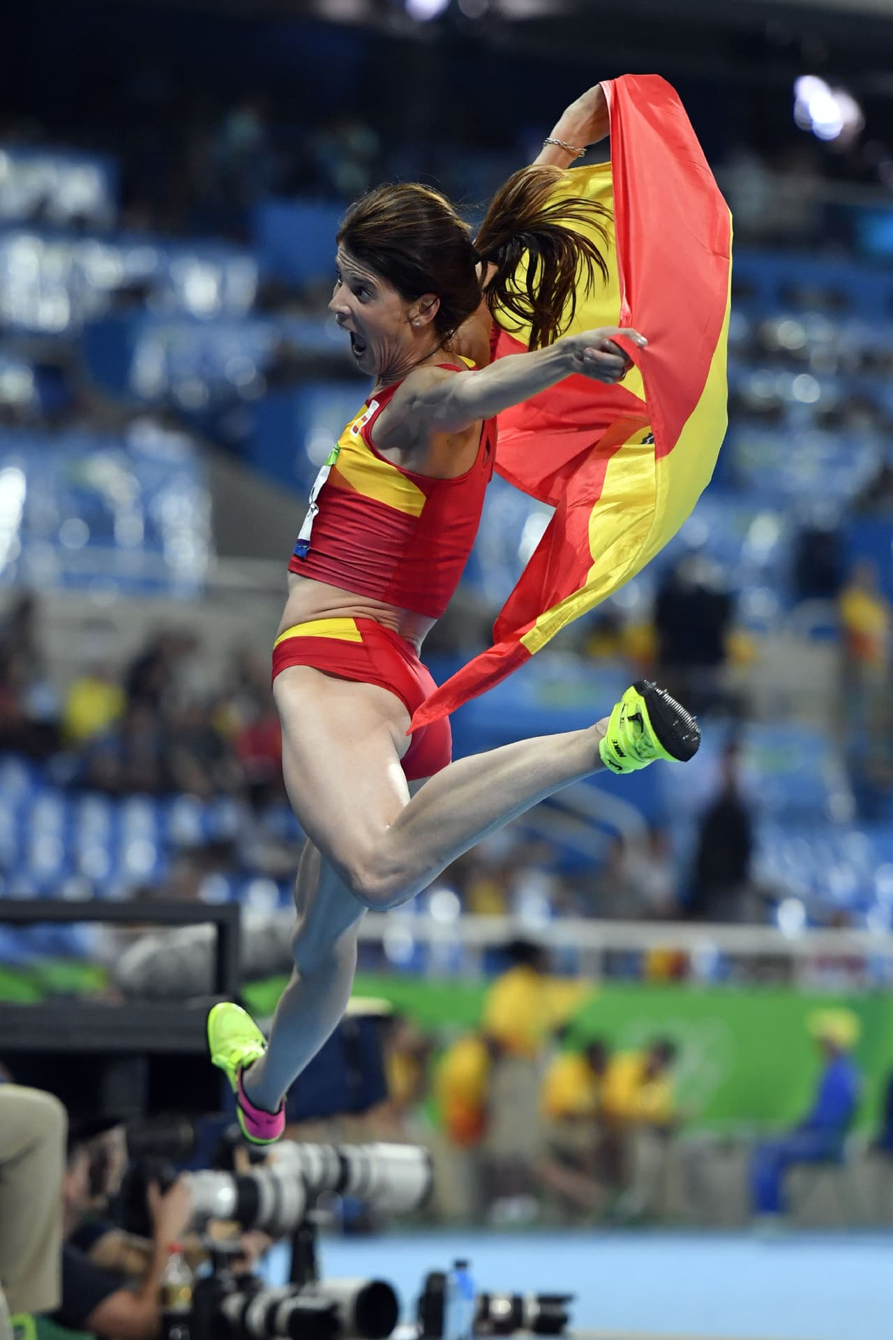 Ruth Beitia, para algunos mejor atleta española de la historia, consigue en Río la medalla de oro que culmina una carrera de dos décadas.