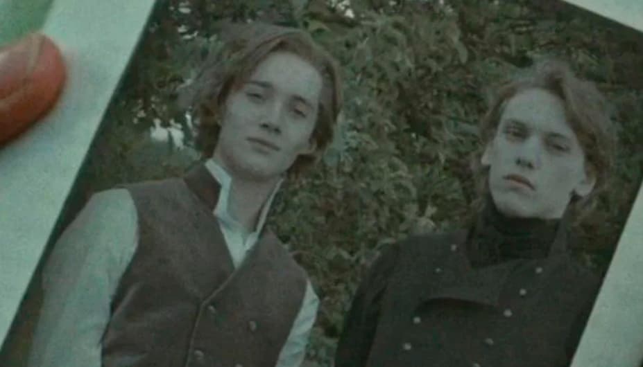Así lucían Dubledore y Grindelwald en su juventud
