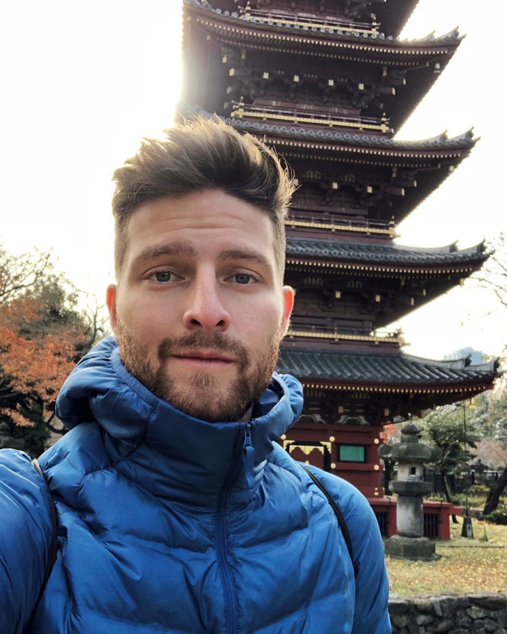 Cada que puede, el histrión comparte con sus más de 900 mil seguidores bellas postales de sus viajes.