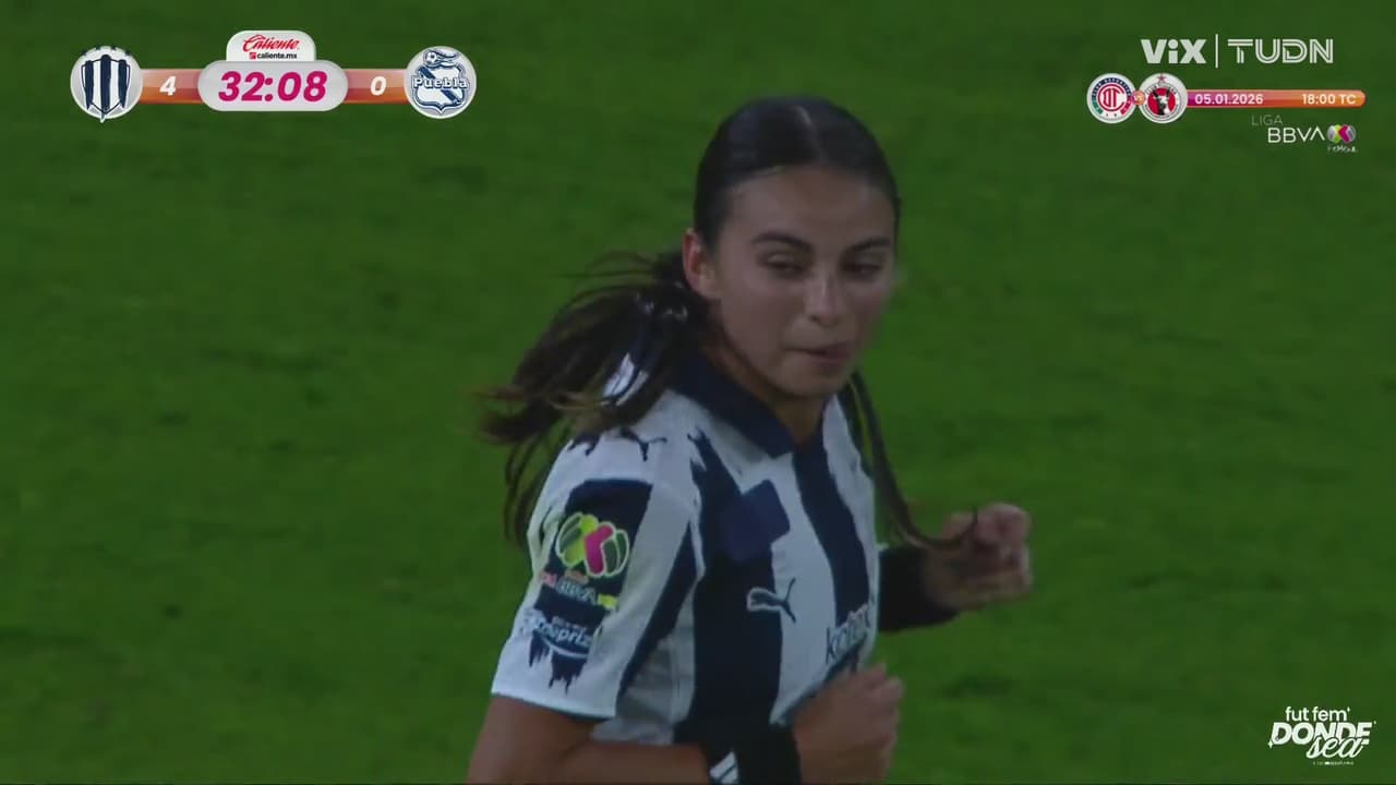 ¡El cuarto de Rayadas! Alice Soto desde el cobro penal