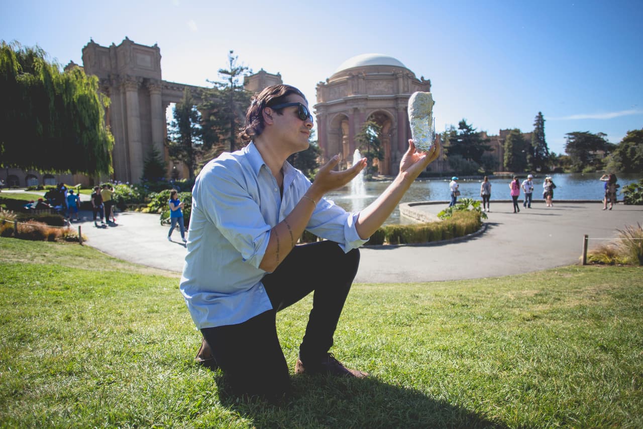 Este fue uno de los momentos románticos entre él y su novia ´burrito´.