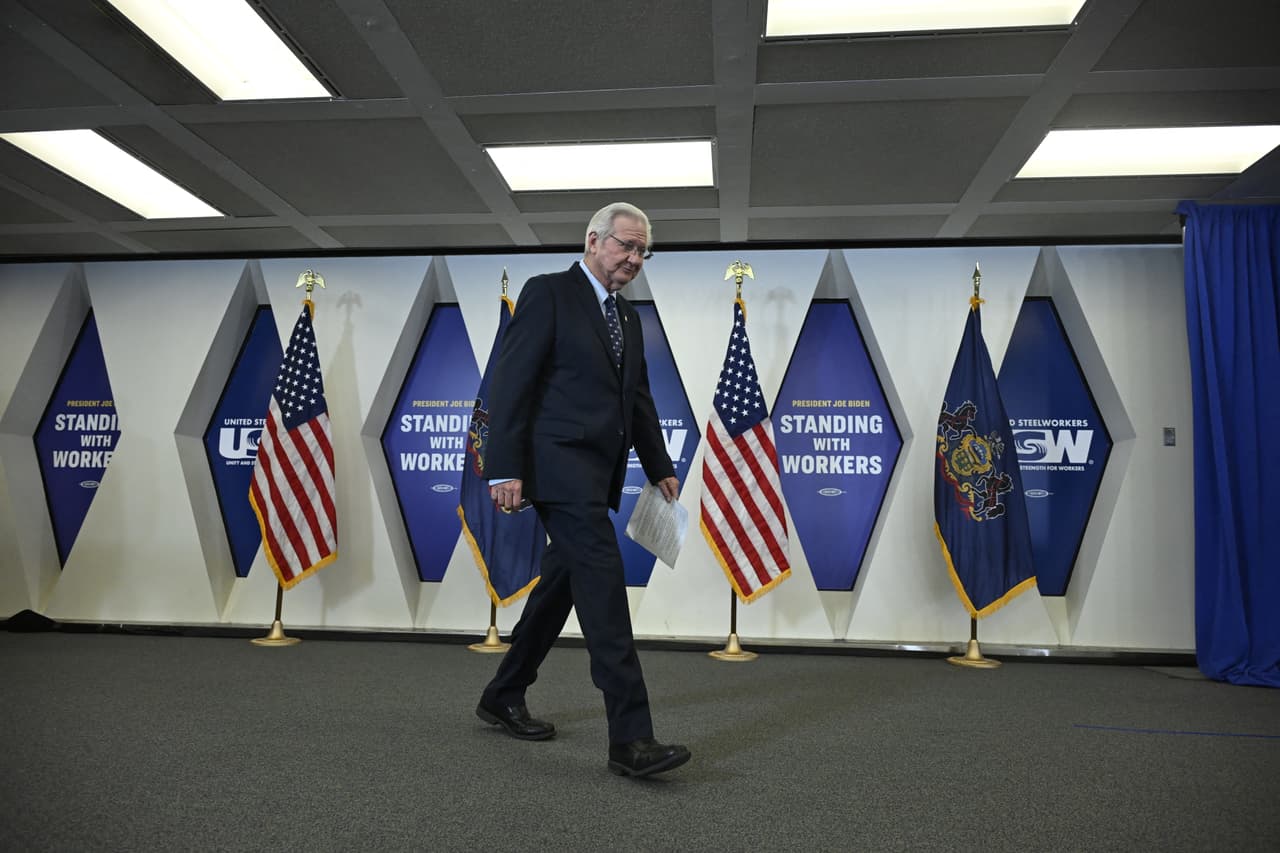 En una gira de tres días por Pensilvania, el presidente Joe Biden visitó el miércoles la sede de United Steelworkers en el centro de Pittsburgh.
